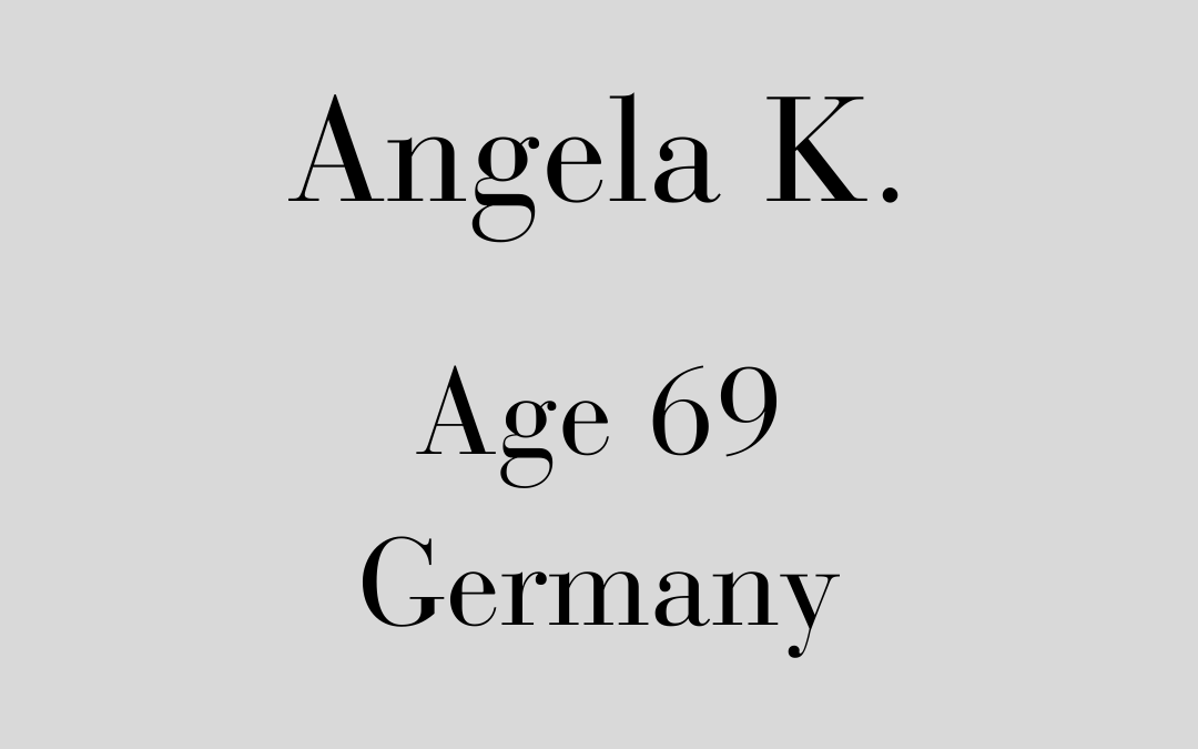 Angela, Germany, Age 69