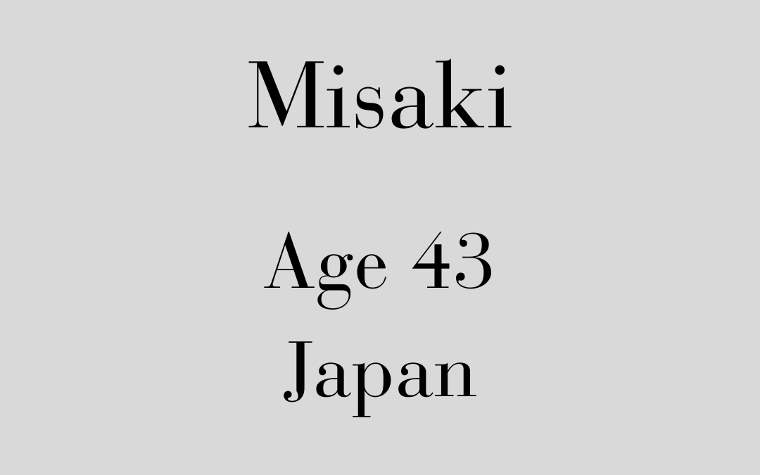Misaki, Japan, Age 43