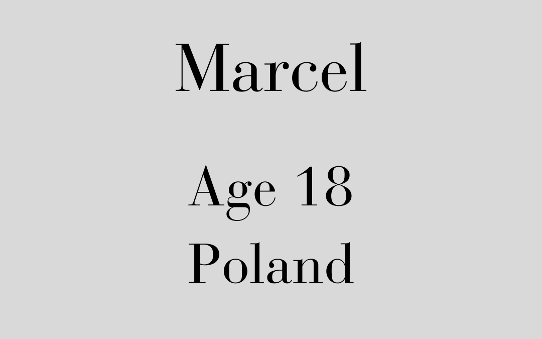 Marcel, Poland, Age 18
