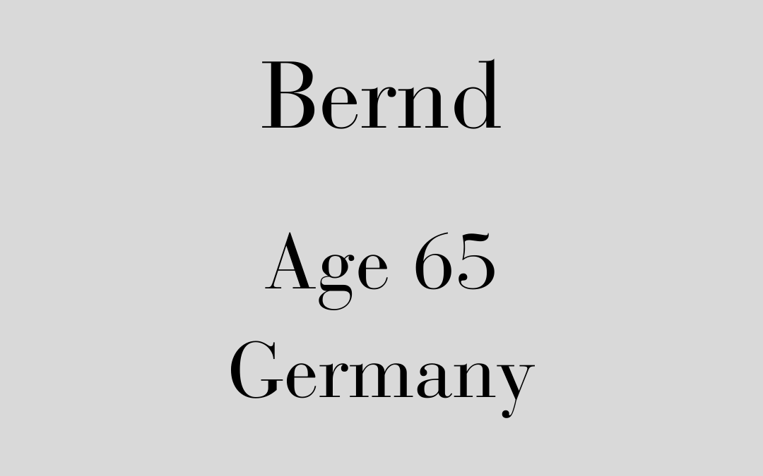 Bernd, Germany, Age 65