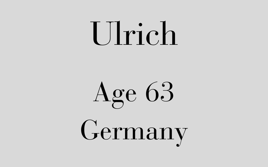 Ulrich, Germany, Age 63
