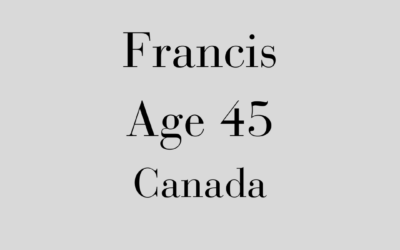 Francis, Canada, Age 45